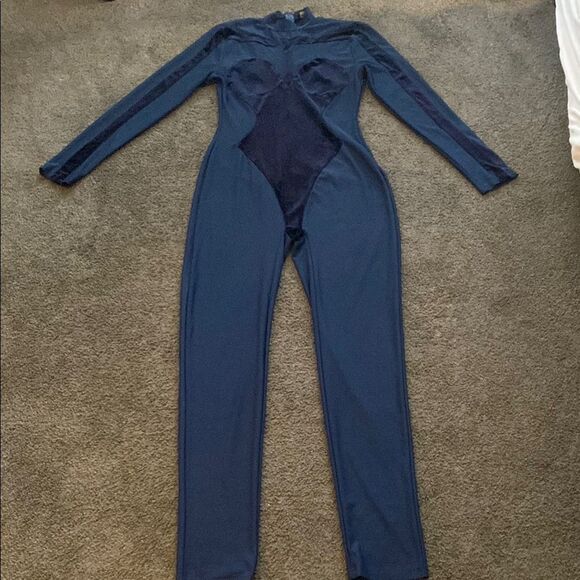 Stylish Blue Jumpsuit by Shane Justin Size XL - Picture 1 of 7